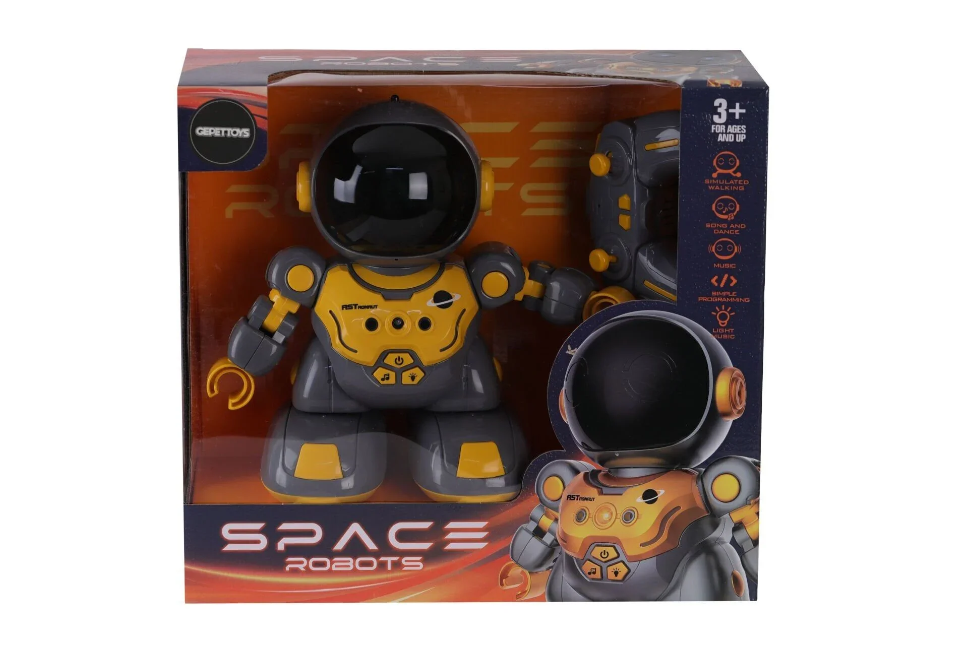 606-47 Uzaktan Kumandalı Sevimli Astronot Robot