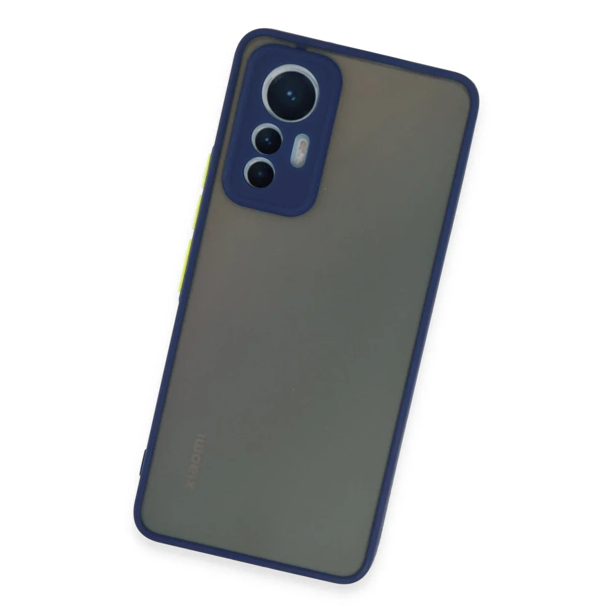 Xiaomi Mi 12 Lite Kılıf Montreal Silikon Kapak - Lacivert görsel 3
