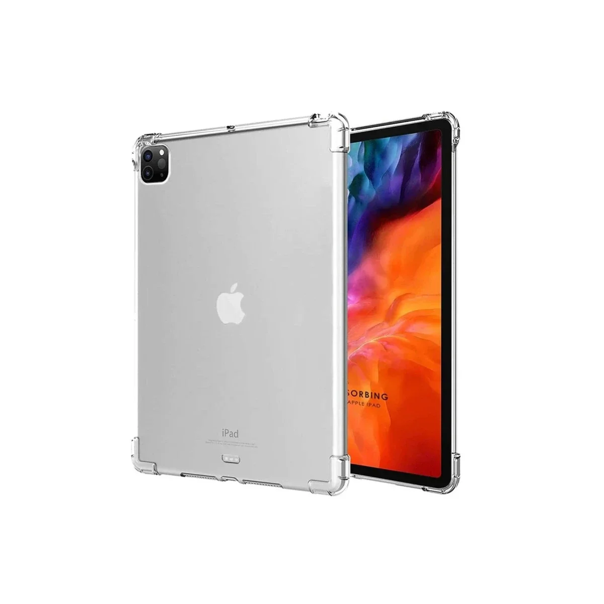 Apple iPad Pro 11 (2018) Kılıf Anti Shock Tablet Silikon - Şeffaf