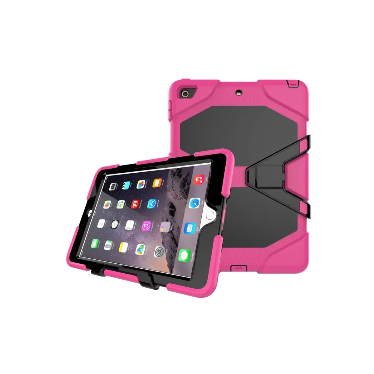 Apple iPad 5 Air 9.7 Kılıf Griffin Tablet Kapak - Pembe görsel 2