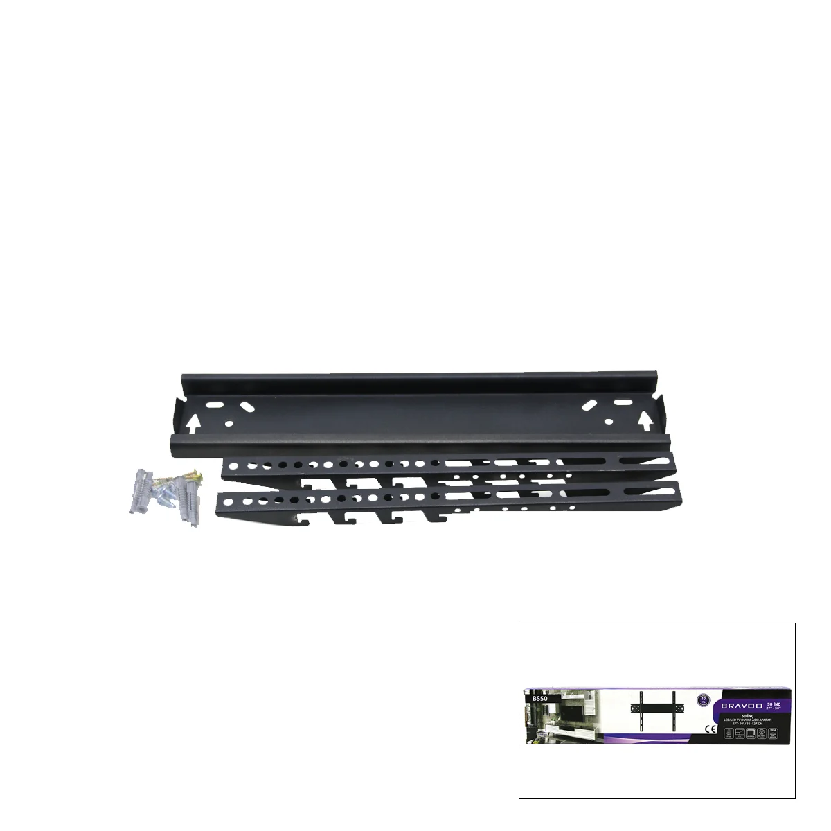 Sabit TV Duvar Askı Aparatı 56x127 cm (27-50 inç LCD/LED) görsel 2