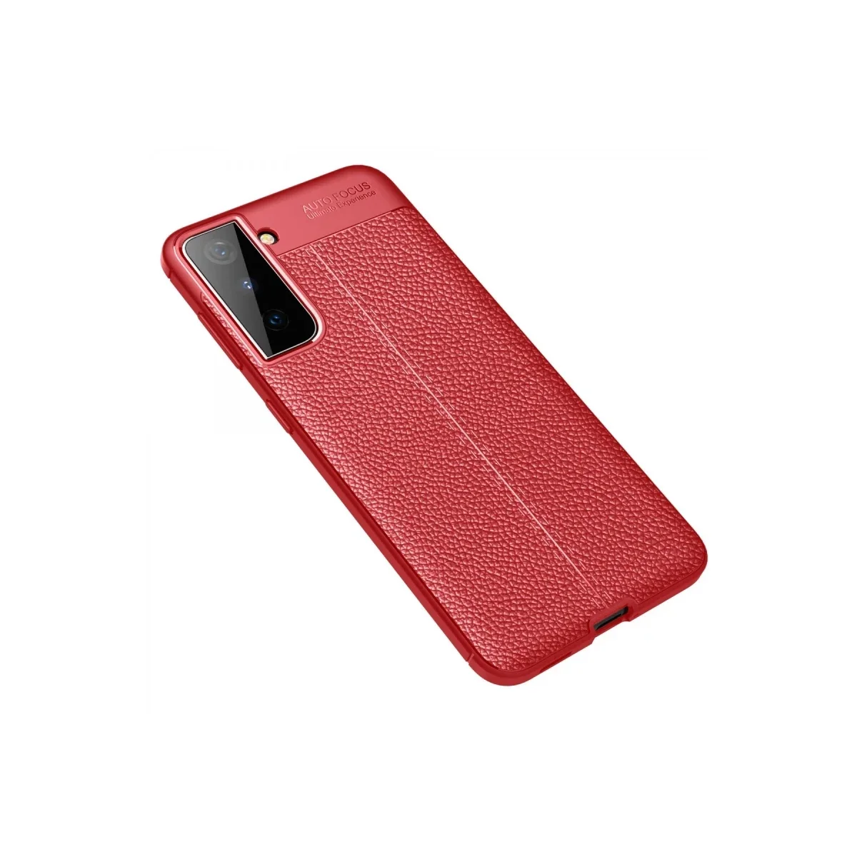 Samsung Galaxy S21 Kılıf Auto Focus Kapak - Kırmızı görsel 2