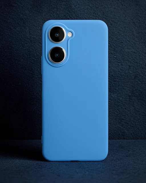 Vivo Y18 Kılıf First Silikon - Mavi