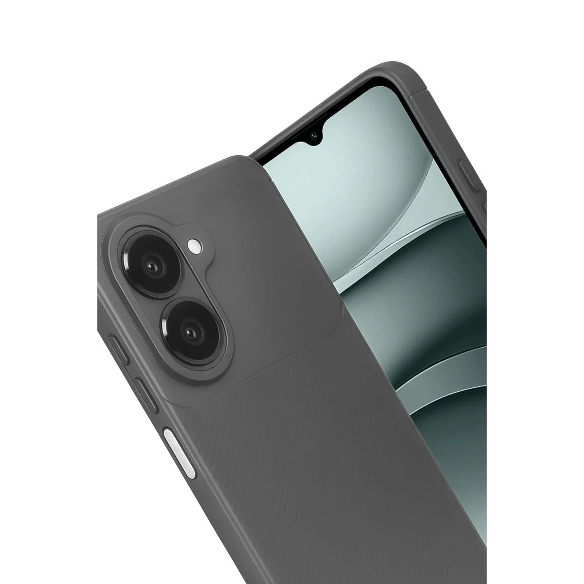 Samsung Galaxy A07 4g Auto Focus Karbon Kapak - Gri görsel 2