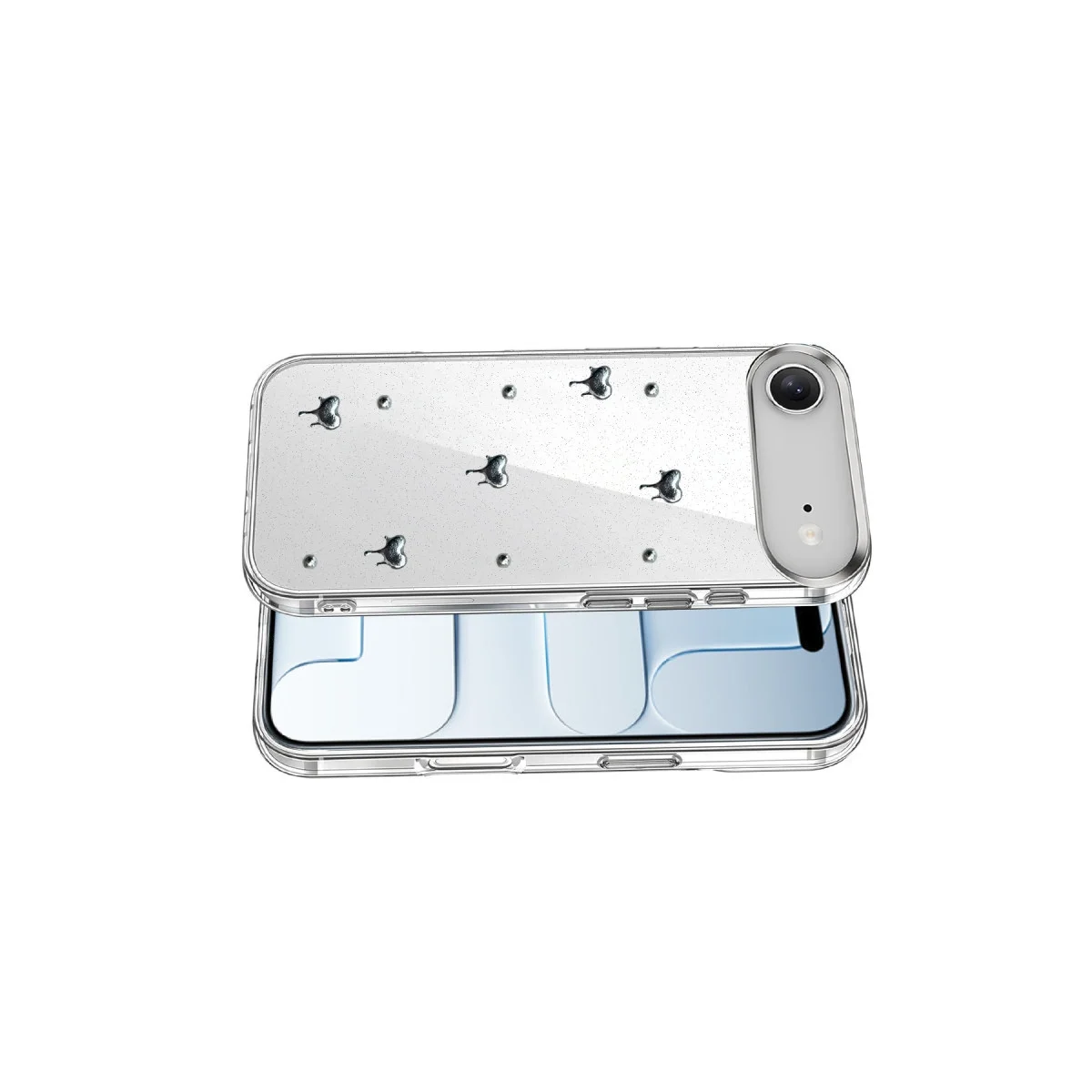 Apple İphone 17 Air Fiyonk Desenli Kapak - Desen 1 görsel 4