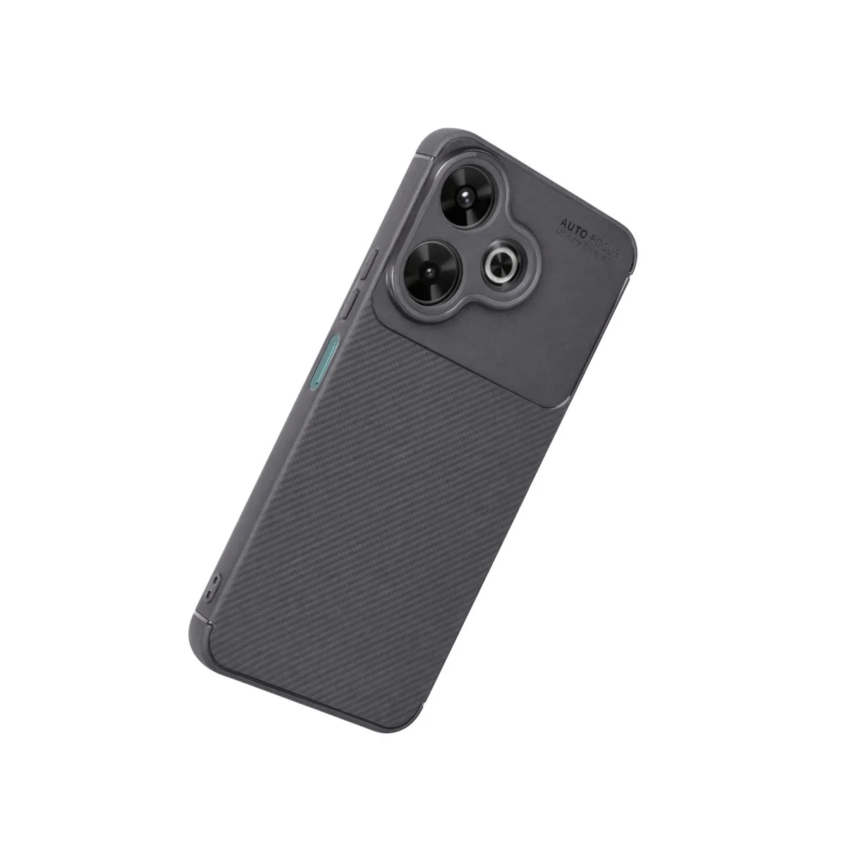 Xiao Red 13 4g Kılıf Auto Focus Karbon Kapak - Gri görsel 3