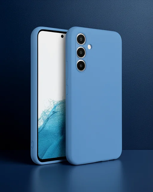 Samsung Galaxy A16 5g Kılıf First Silikon - Mavi