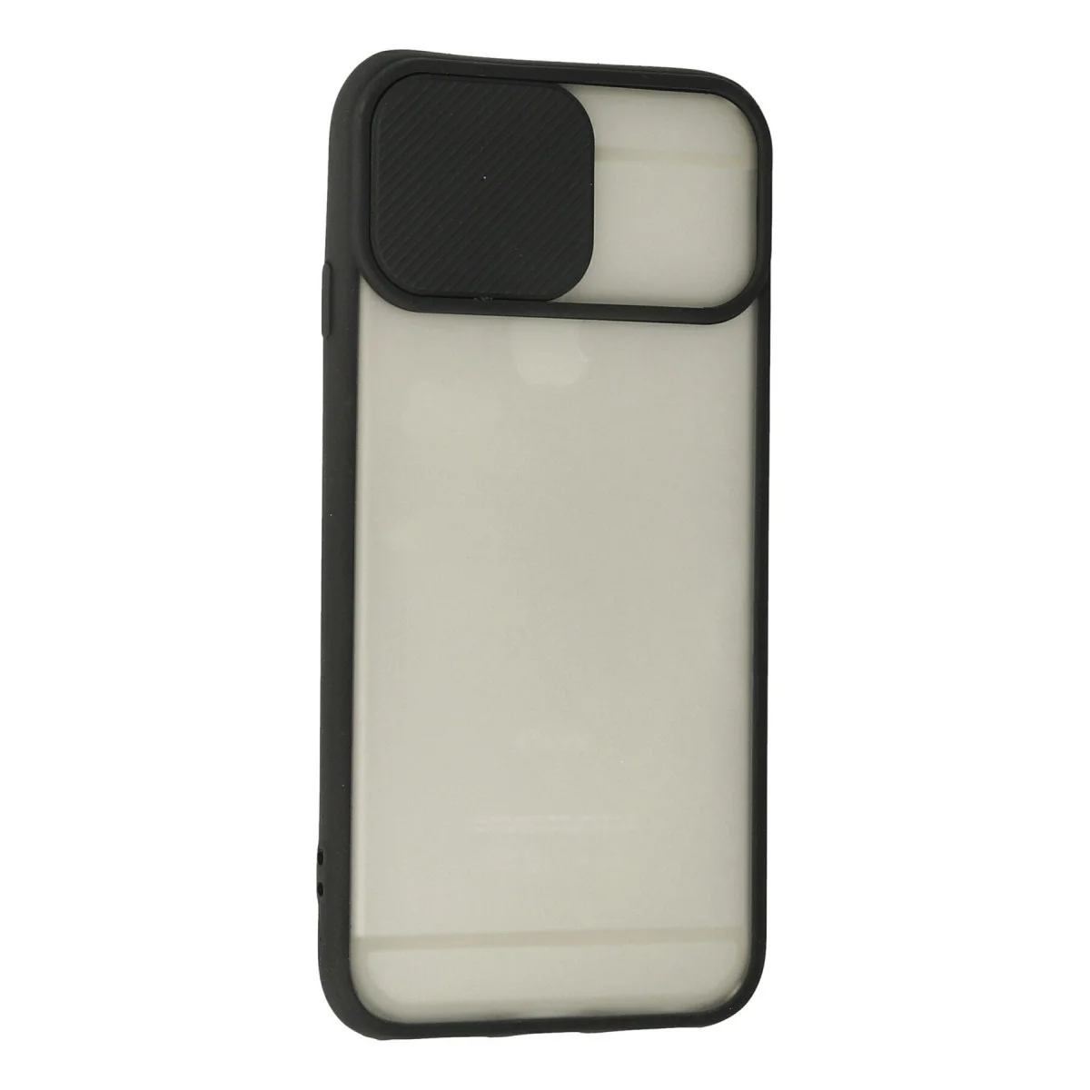Apple İphone 6 Plus Kılıf Palm Buzlu Kamera Sürgülü Silikon - Siyah görsel 3