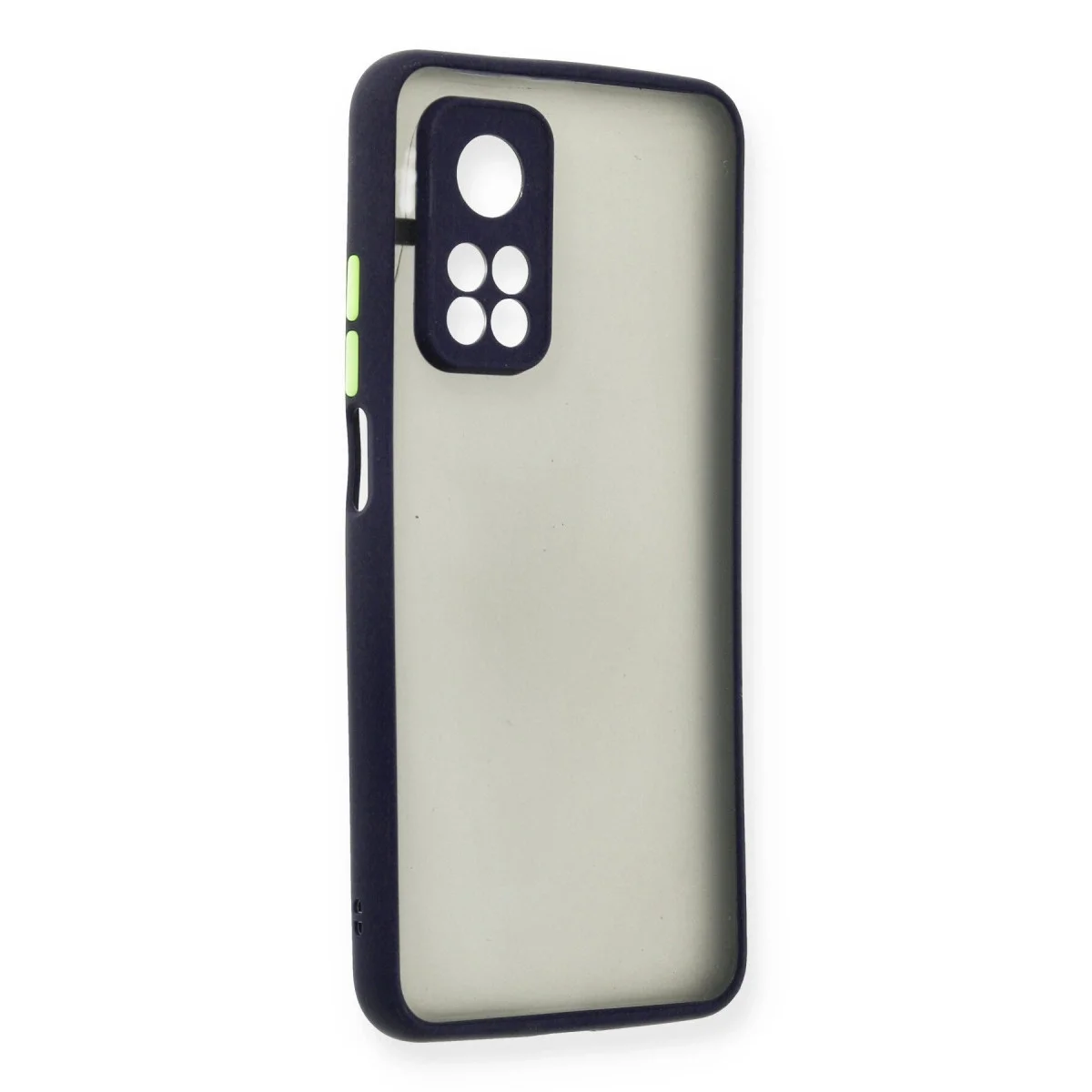 Xiaomi Mi 10t Kılıf Montreal Silikon Kapak - Lacivert görsel 2