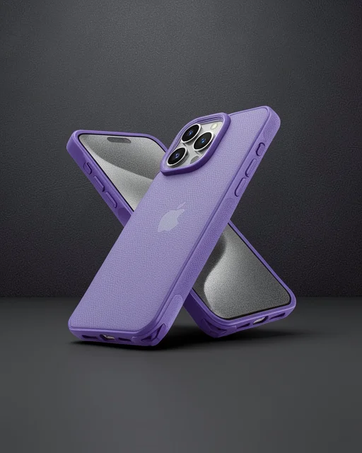 Apple İphone 14 Pro Kılıf Elegant Kapak - Derin Mor