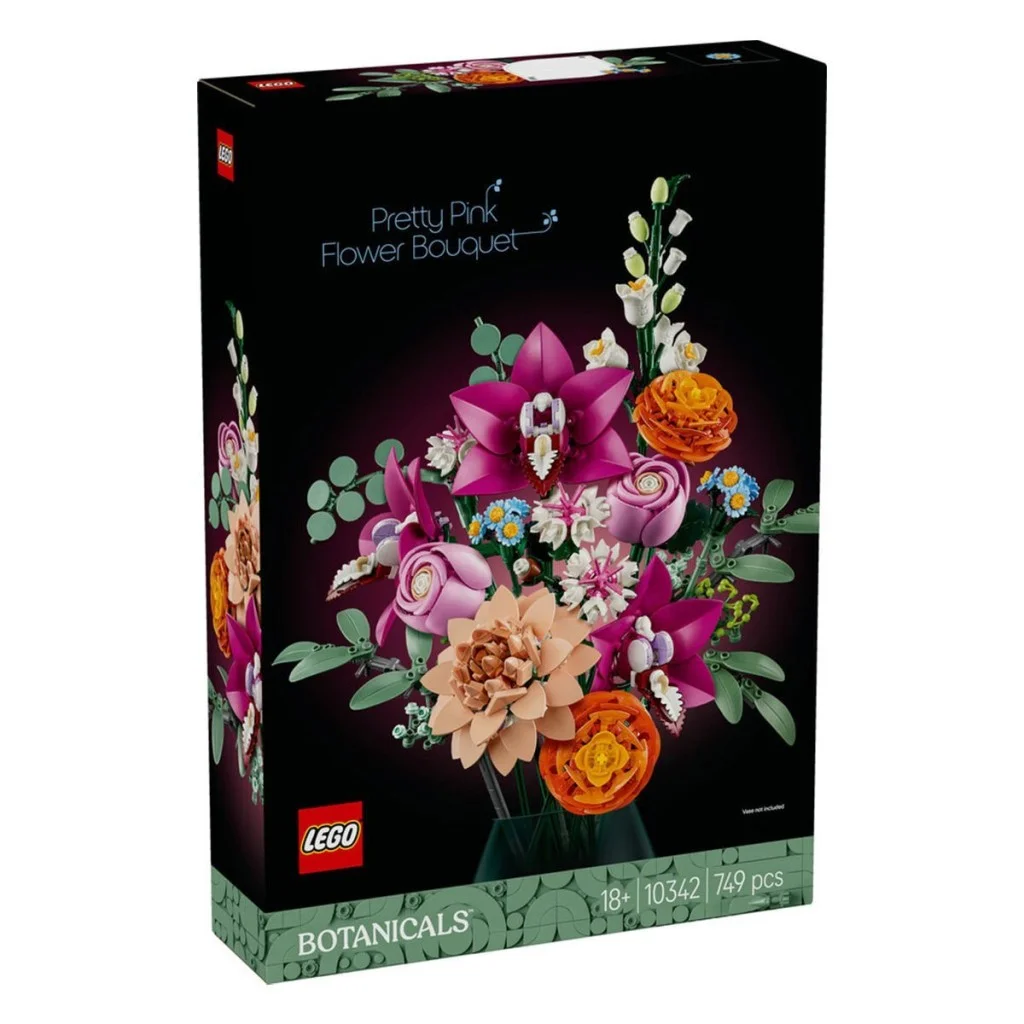 10342 NessiWorld iconic Botanicals Pembe Çiçek Buketi 749 parça +18 yaş