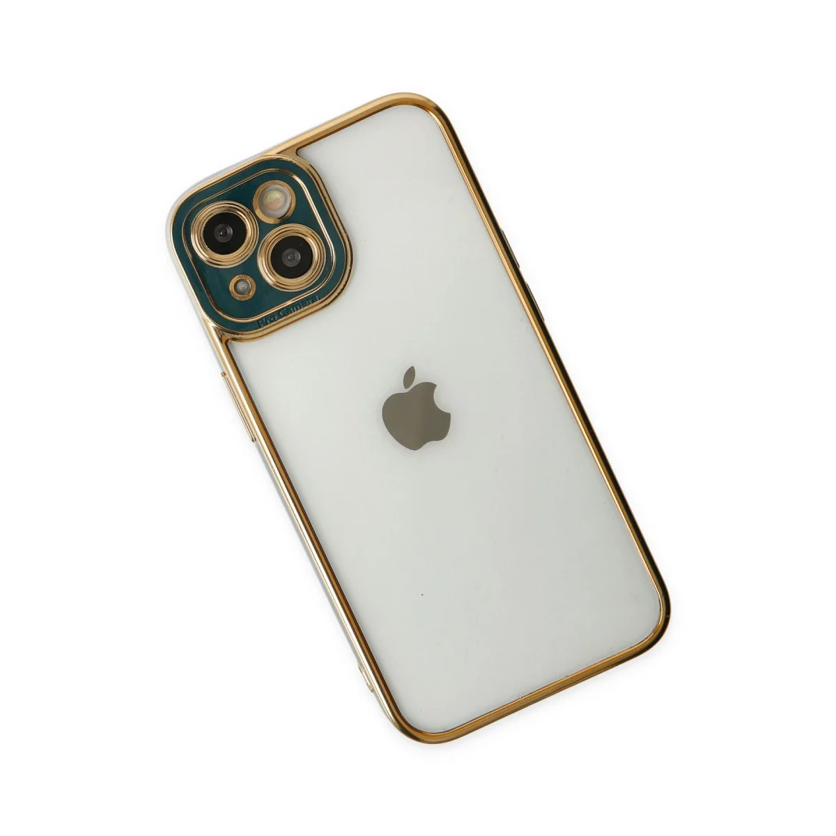 Apple İphone 14 Plus Kılıf Liva Lens Silikon - Yeşil görsel 3
