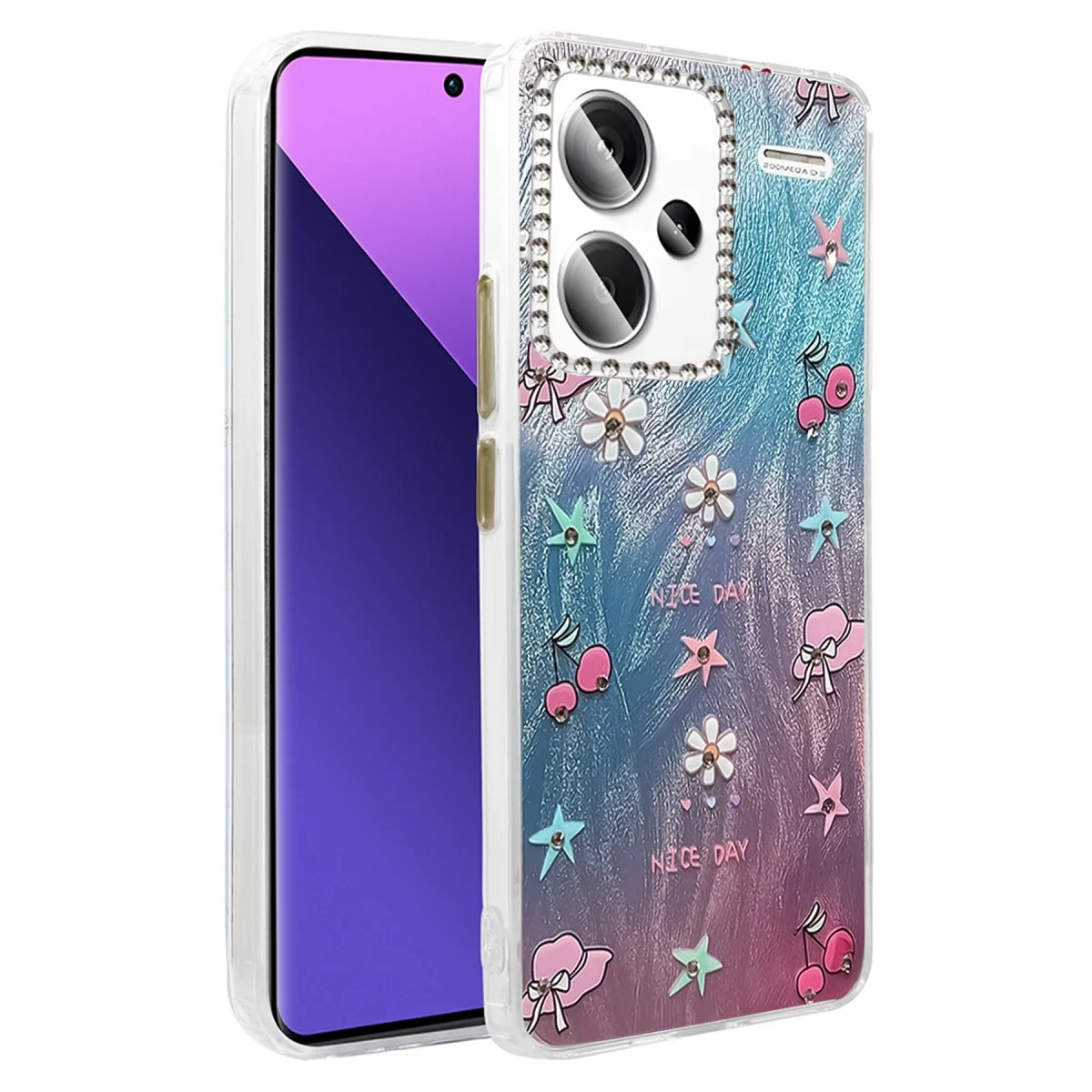 Xiao Red Note 13 Pro Plus Kılıf Blade Aynalı Desenli Kapak - Desen 4