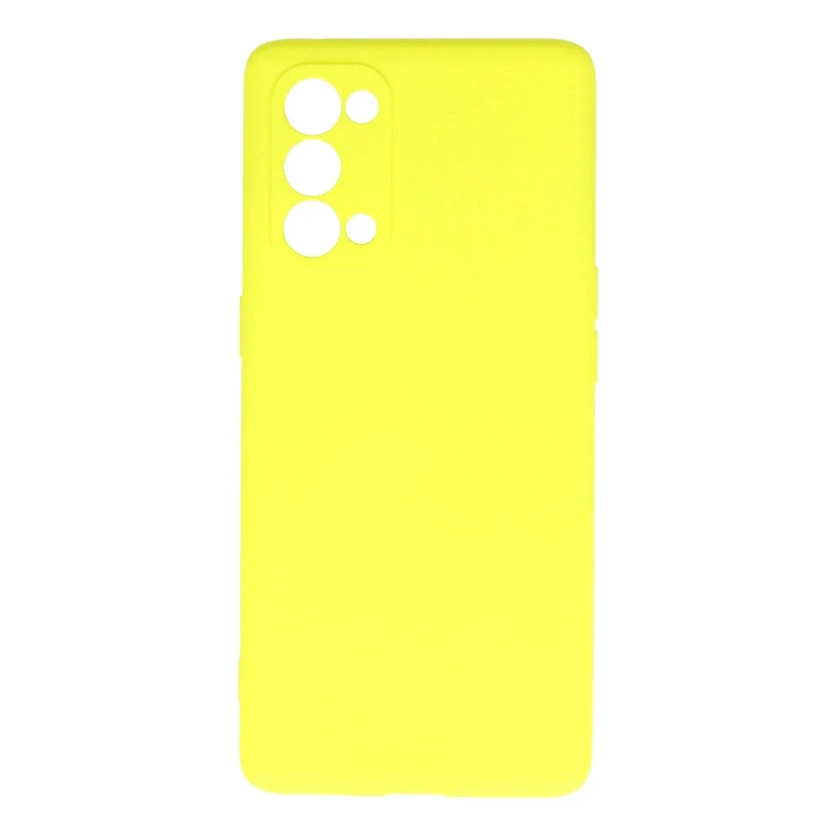 Oppo Reno 5 Pro Kılıf First Silikon - Sarı