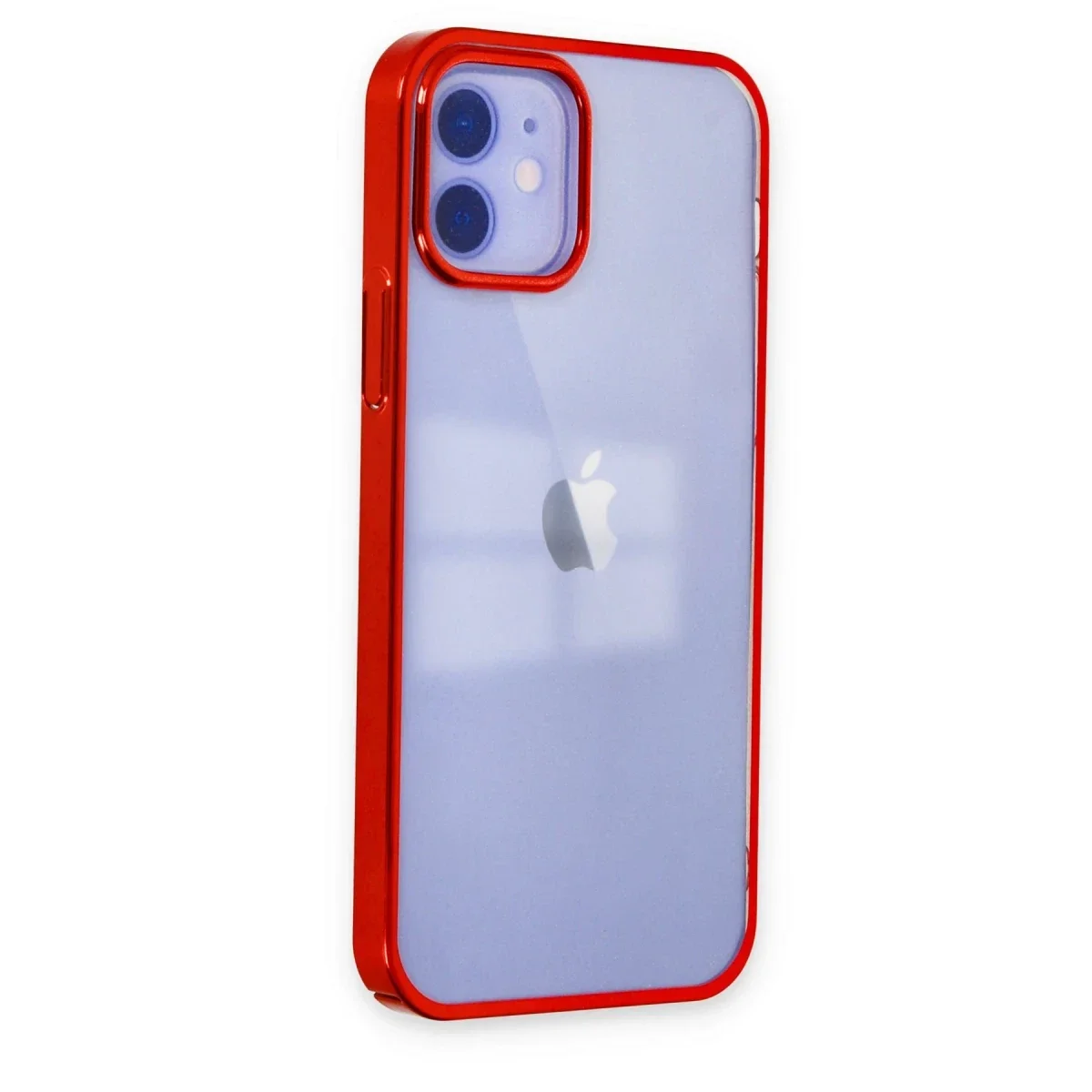 Apple iPhone 12 Kılıf Element Silikon - Kırmızı görsel 2
