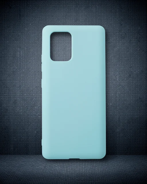 Samsung Galaxy A91 / S10 Lite Kılıf Nano İçi Kadife Silikon - Turkuaz
