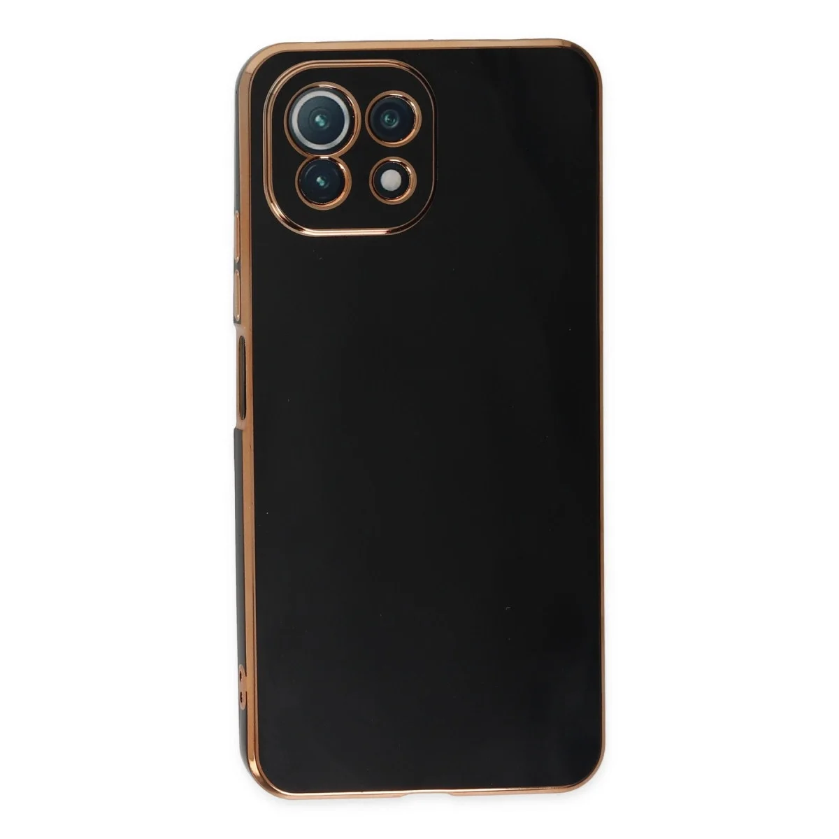 Xiaomi Mi 11 Lite Kılıf Volet Silikon - Siyah görsel 2