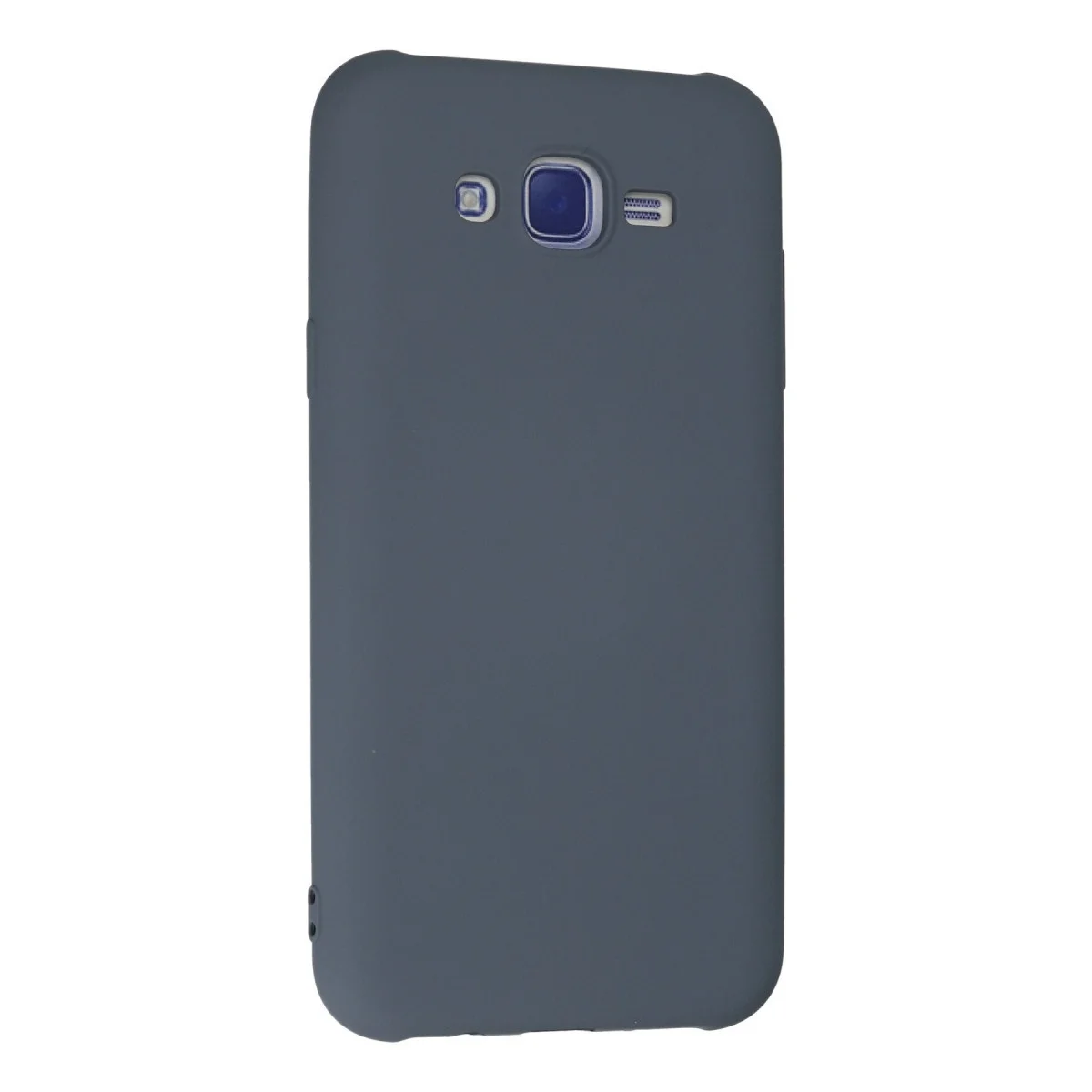 Samsung Galaxy J7 Kılıf Nano İçi Kadife Silikon - Gri görsel 3