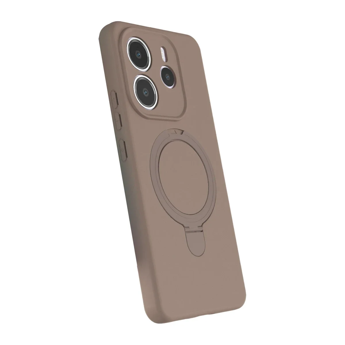 Xiaomi Redmi Note 14 4G Regal Magsafe Standlı Kapak - Çöl Titanyum görsel 2