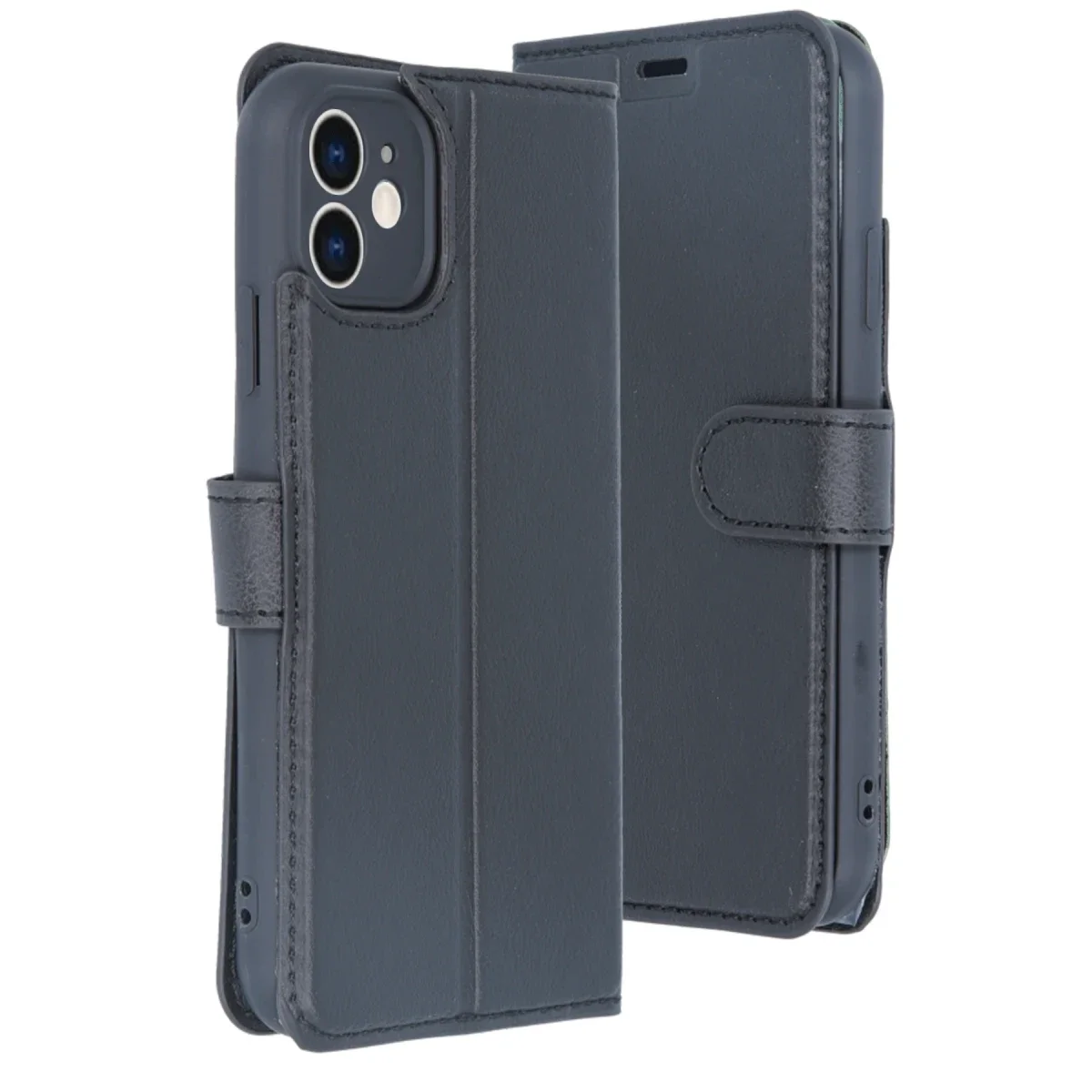 Apple iPhone 11 Kılıf Trend S Plus Kapaklı Kılıf - Siyah
