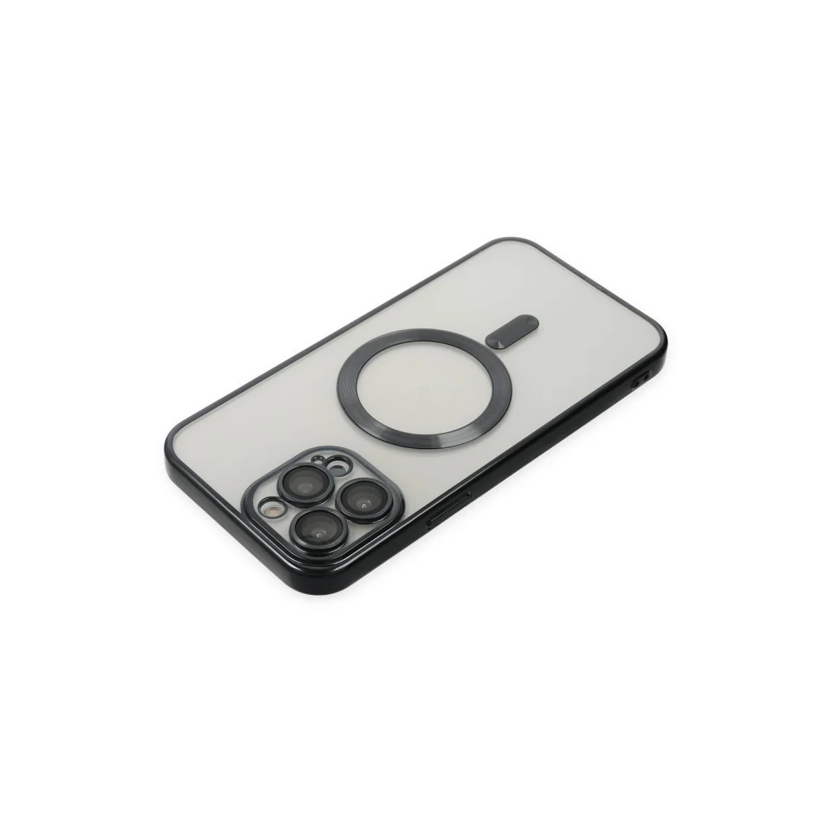 Apple İphone 14 Pro Kılıf Kross Magneticsafe Kapak - Siyah görsel 5