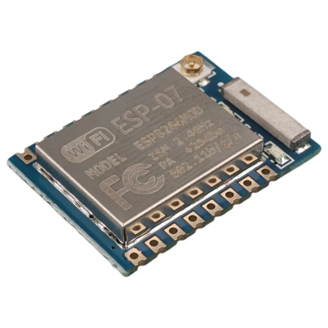 Mavi PCB ESP-07 WiFi Alıcı Verici Modülü 2.4GHz Kablosuz Antenli Haberleşme IoT Kartı görsel 3