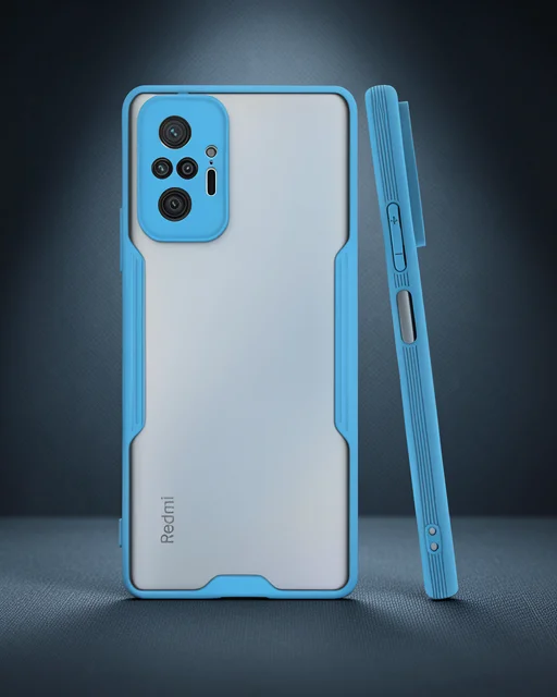 Xiaomi Redmi Note 10 Pro Kılıf Platin Silikon - Mavi