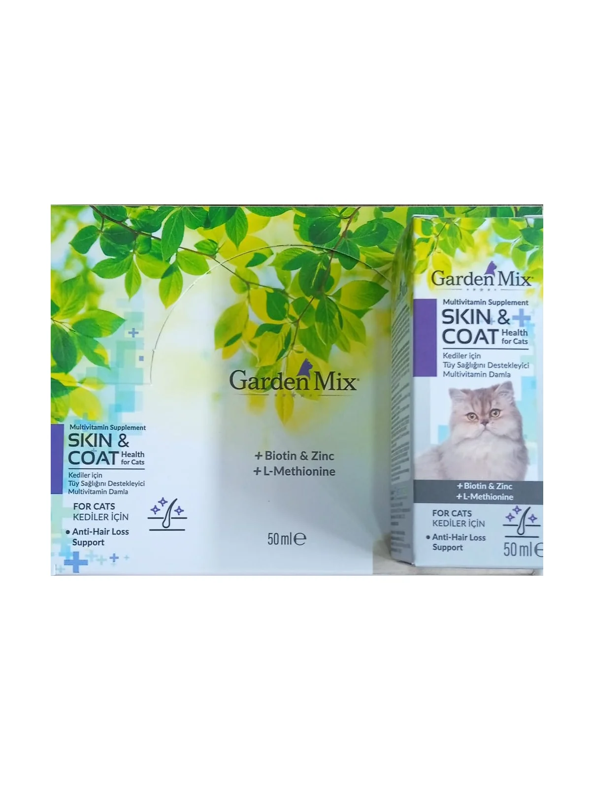 SKIN & COAT Kediler için tüy sağlığını destekleyici multivitan damla