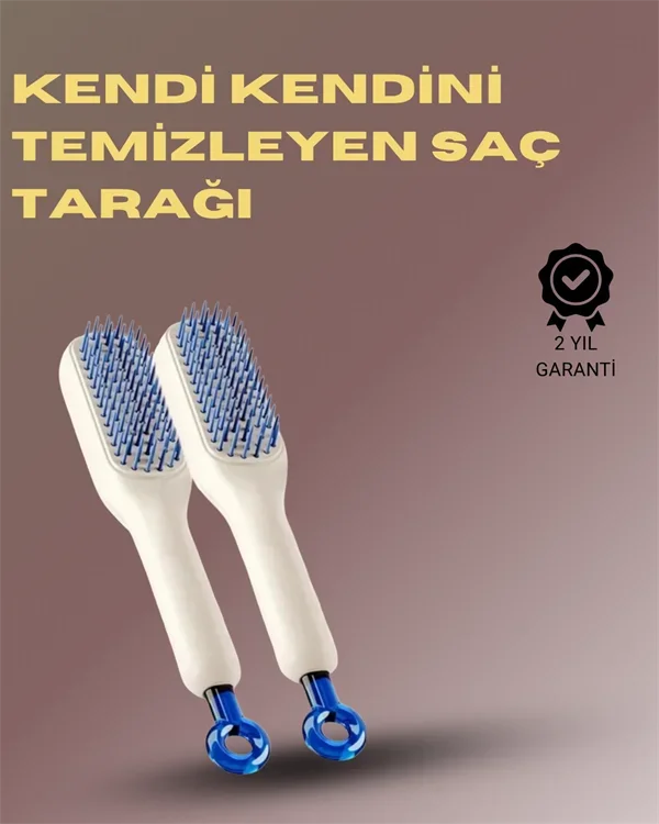 Kendini Tezleyen Masajlı Saç Tarağı – Anti-statik, Ergonok Tasarım