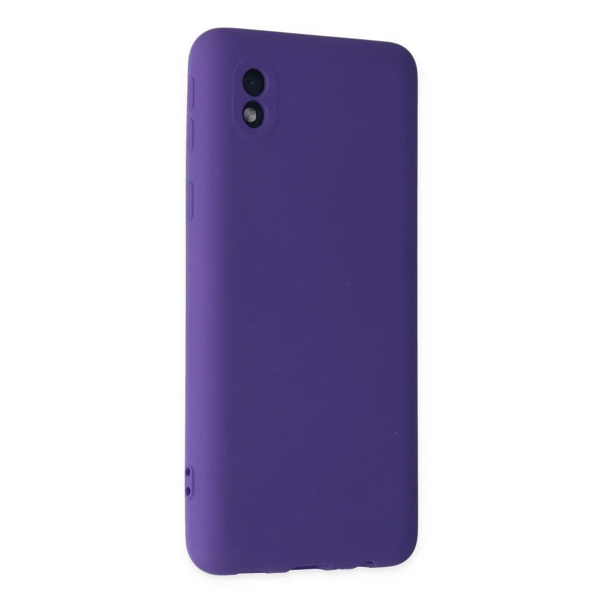 Samsung Galaxy A01 Core Kılıf Nano İçi Kadife Silikon - Mor görsel 2