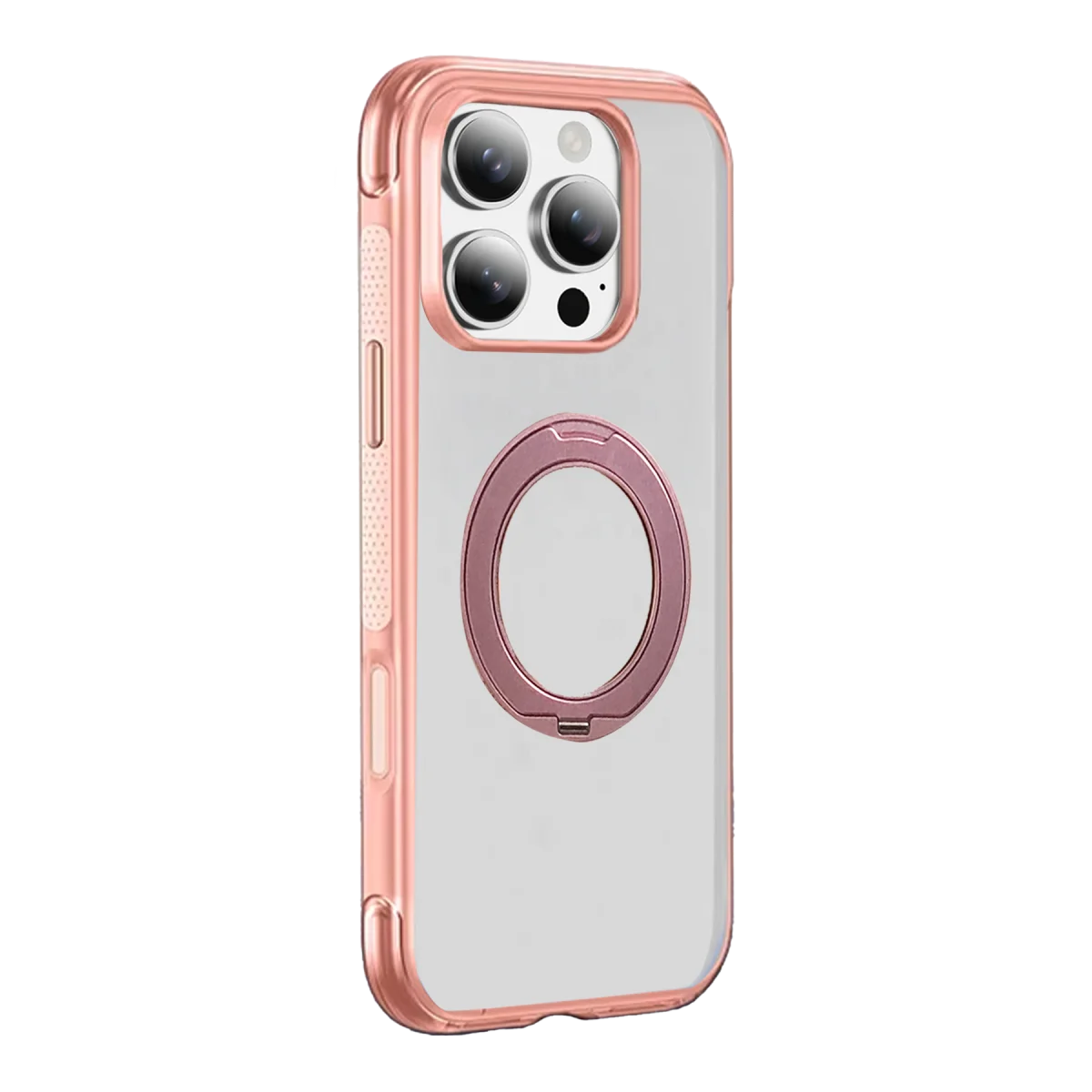 Joko Apple iPhone 16 Pro Max Airbag Ring Yüzüklü Magsafe Kapak - Pembe