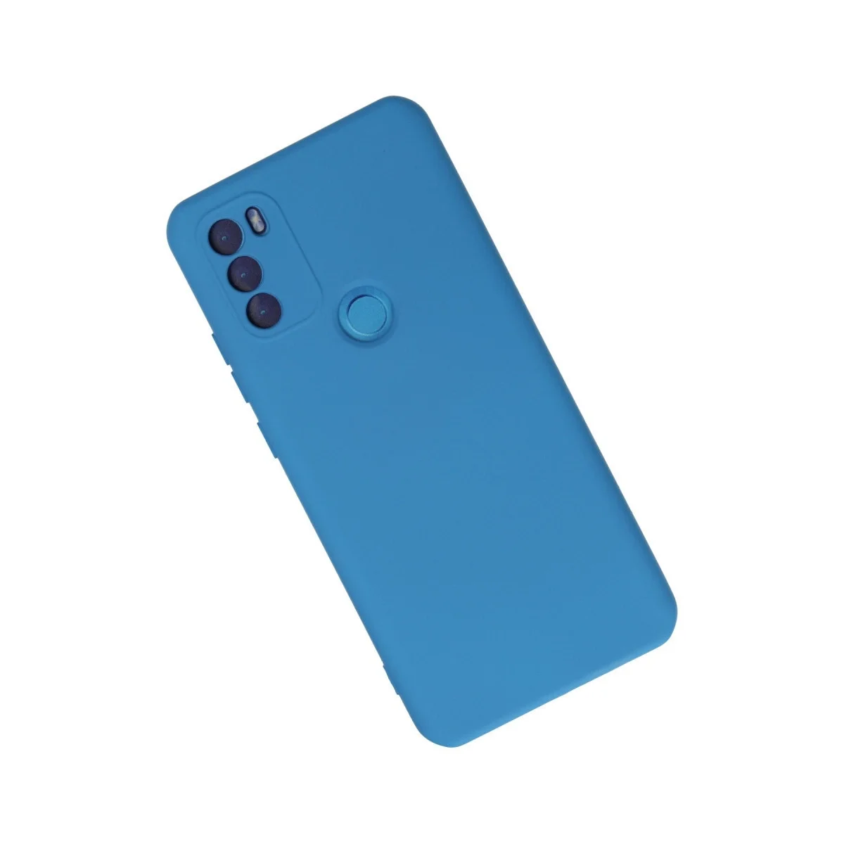 General Mobile Gm 21 Plus Kılıf Nano İçi Kadife Silikon - Mavi görsel 3