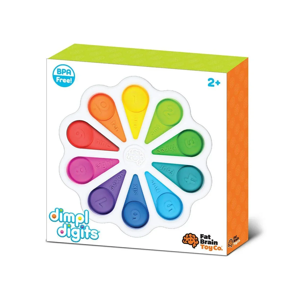 TFB275 Fat Brain Toys, Dimpl Rakamlı Duyu Düğmeleri görsel 3