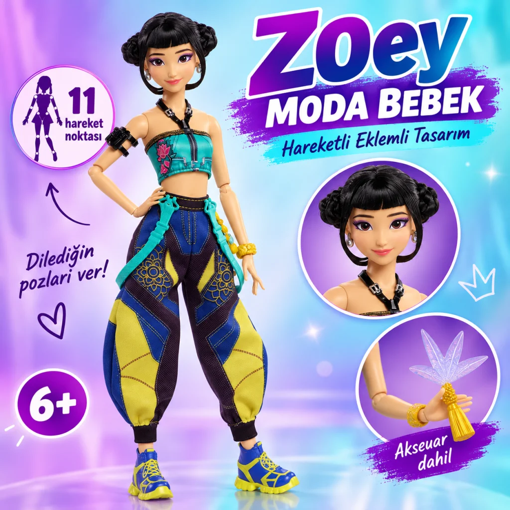 Demon Hunters Ana Karakter Zoey How It's Done Bebek görsel 5