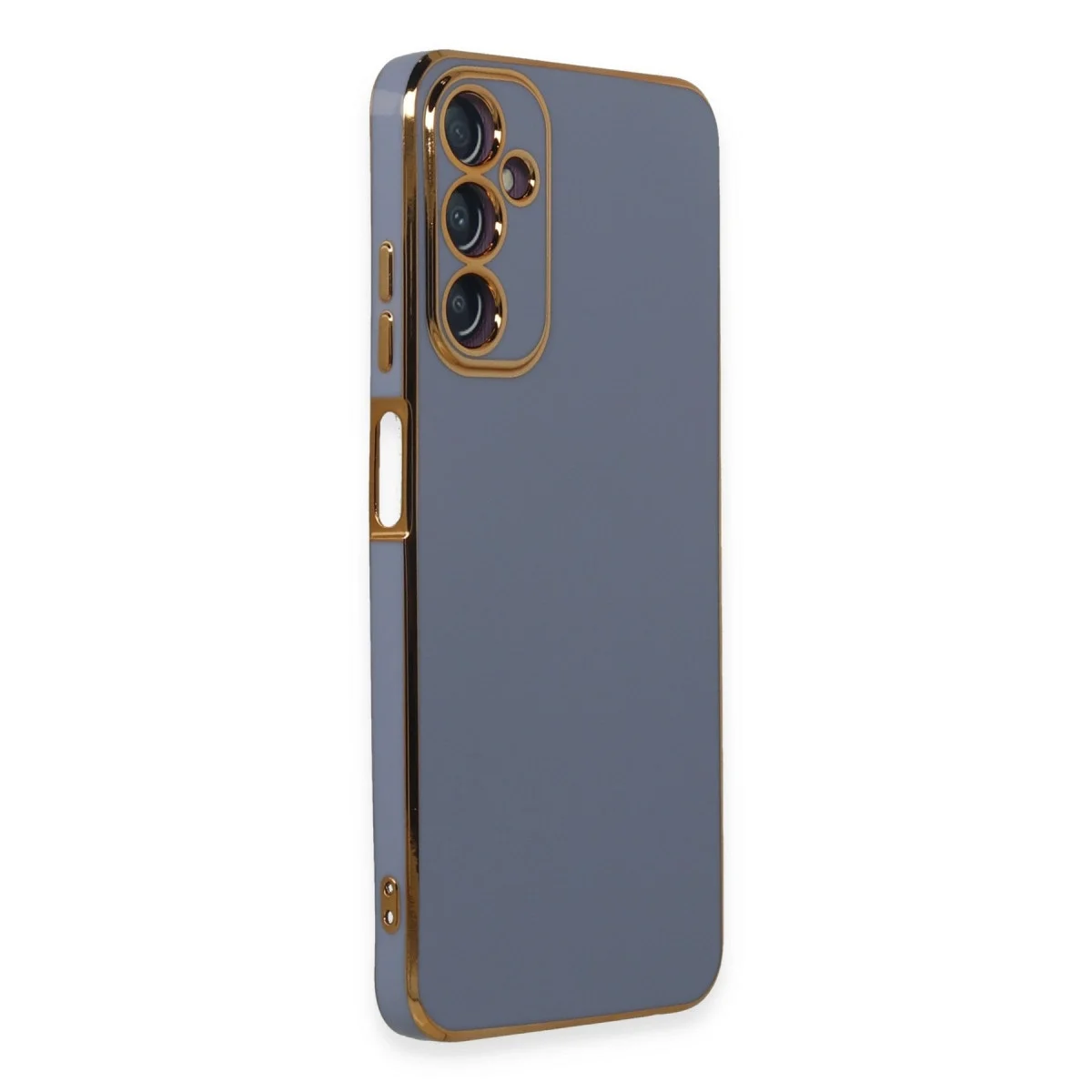 Samsung Galaxy A05s Kılıf Volet Silikon - Mavi görsel 2