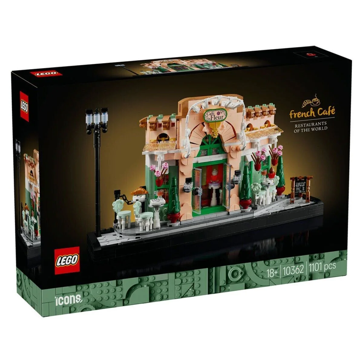 10362 Lego icons - French Cafe 1101 parça +18 yaş