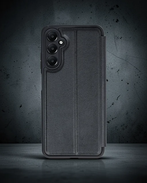 Samsung Galaxy A25 5g Kılıf Flip Cover - Siyah