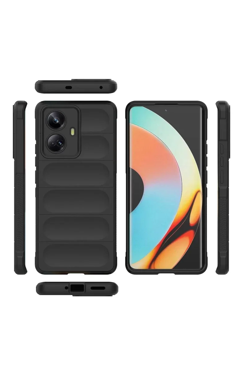 Realme 10 Pro 5G Kılıf Optimum Silikon - Mor görsel 3