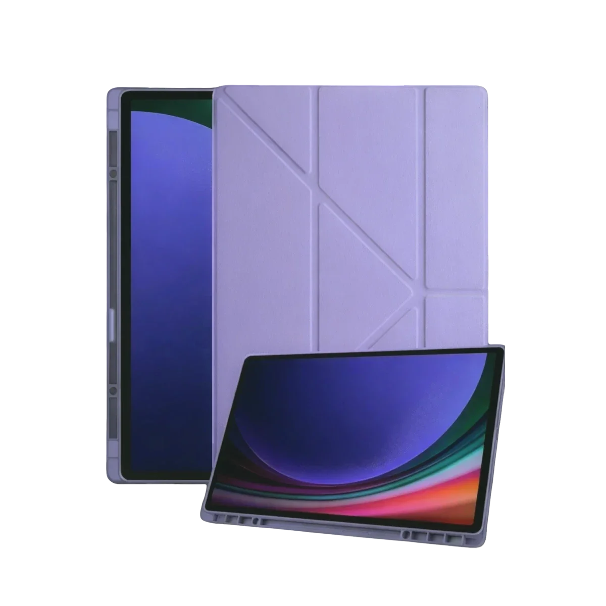 Samsung Galaxy Tab A11 Kalemlikli Mars Tablet Kılıfı - Lila