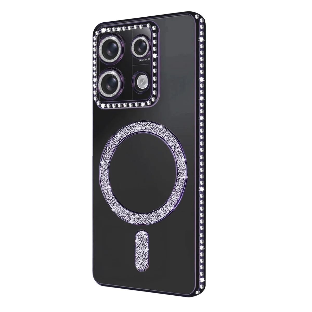 Xiao Red 13c Joke Simli Magneticsafe Kılıf - Derin Mor görsel 3