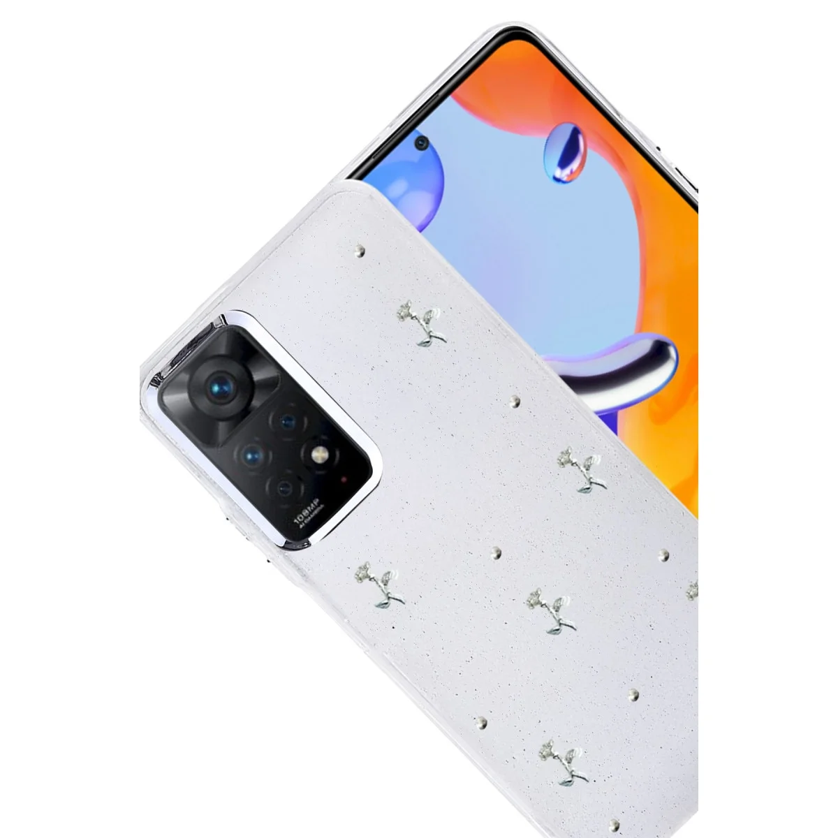 Xiao Red Note 11 Pro Fiyonk Desenli Kapak - Desen 4 görsel 2