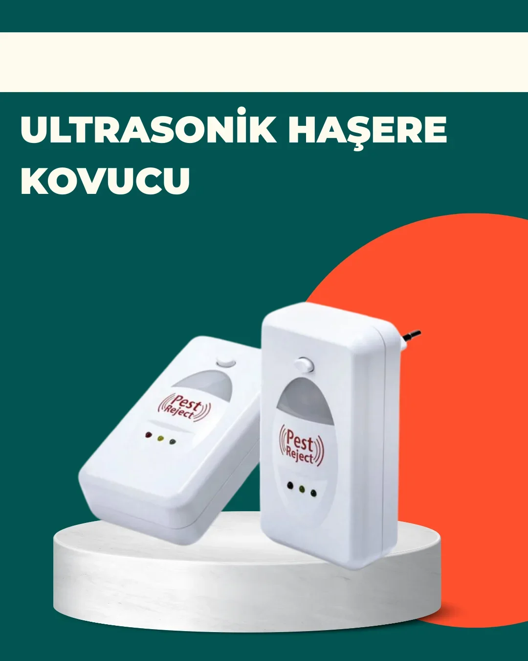 Geniş Alan Kapasiteli Sessiz Enerji Tasarruflu Haşere Kovucu