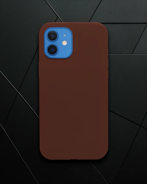 Apple İphone 12 Kılıf Lansman Legant Silikon - Bordo