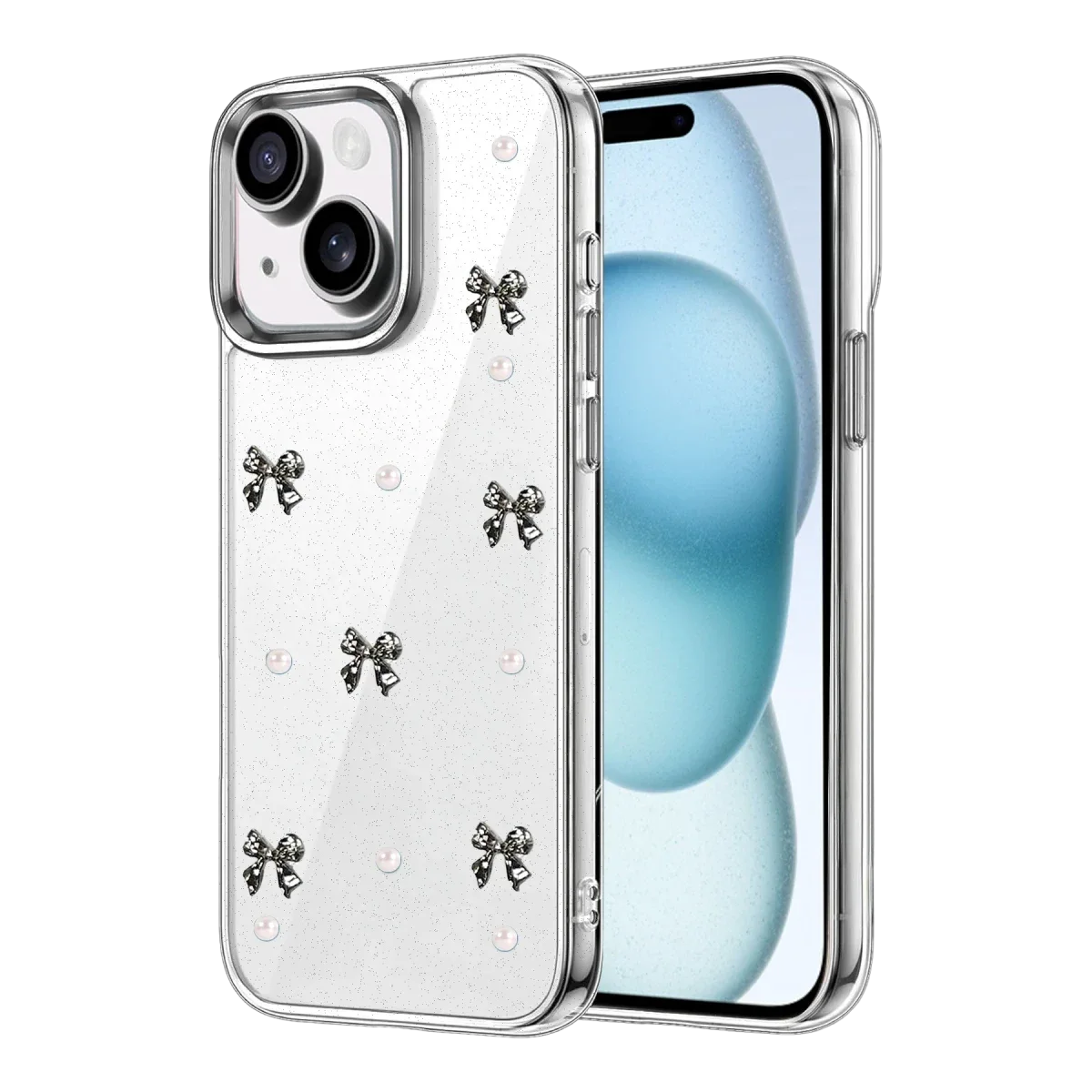Apple iPhone 14 Fiyonk Desenli Kapak - Desen 8