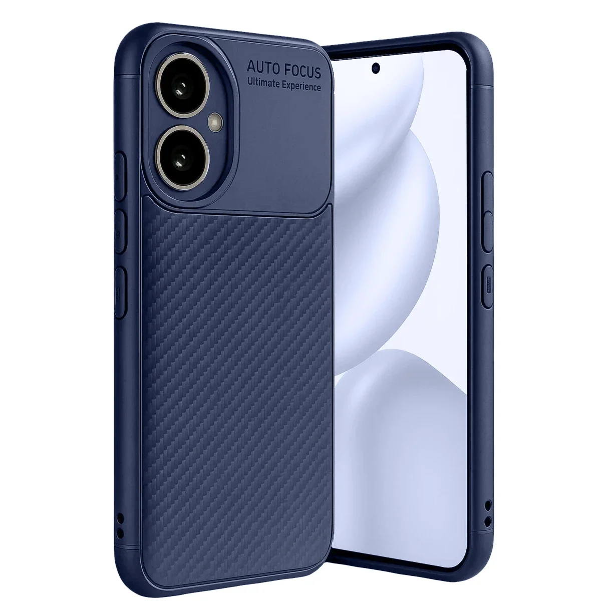 Honor 400 Kılıf Auto Focus Karbon Kapak - Lacivert