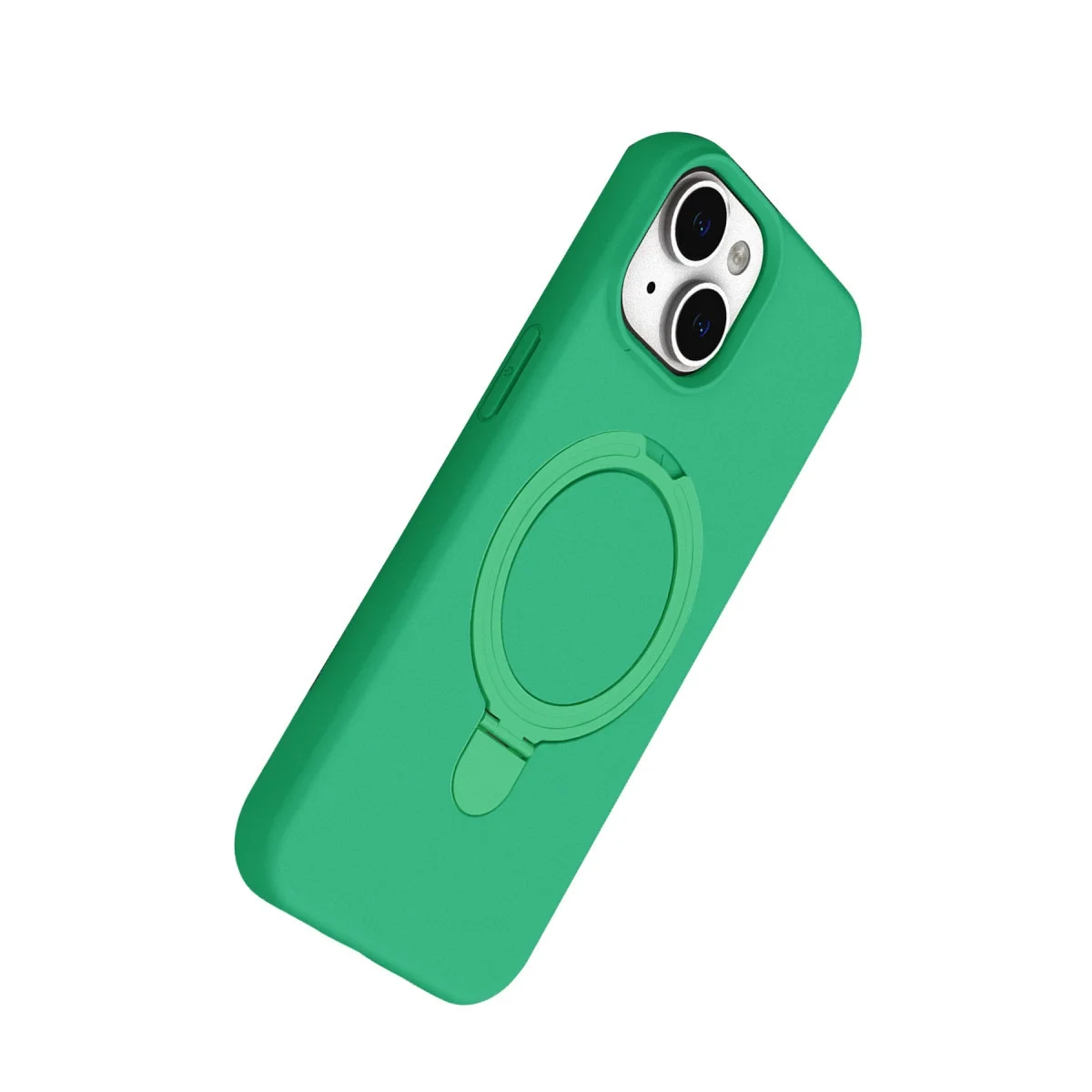 Apple İphone 14 Regal Magsafe Standlı Kapak - Yeşil görsel 3