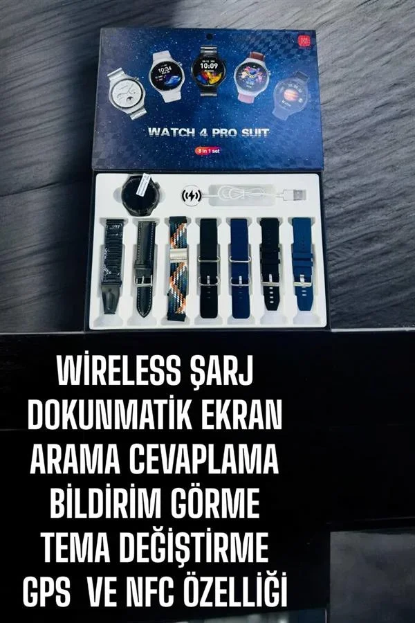 Yeni Model Akıllı Saat Bluetooth Bağlantılı NFC ve GPS Uyumlu görsel 4