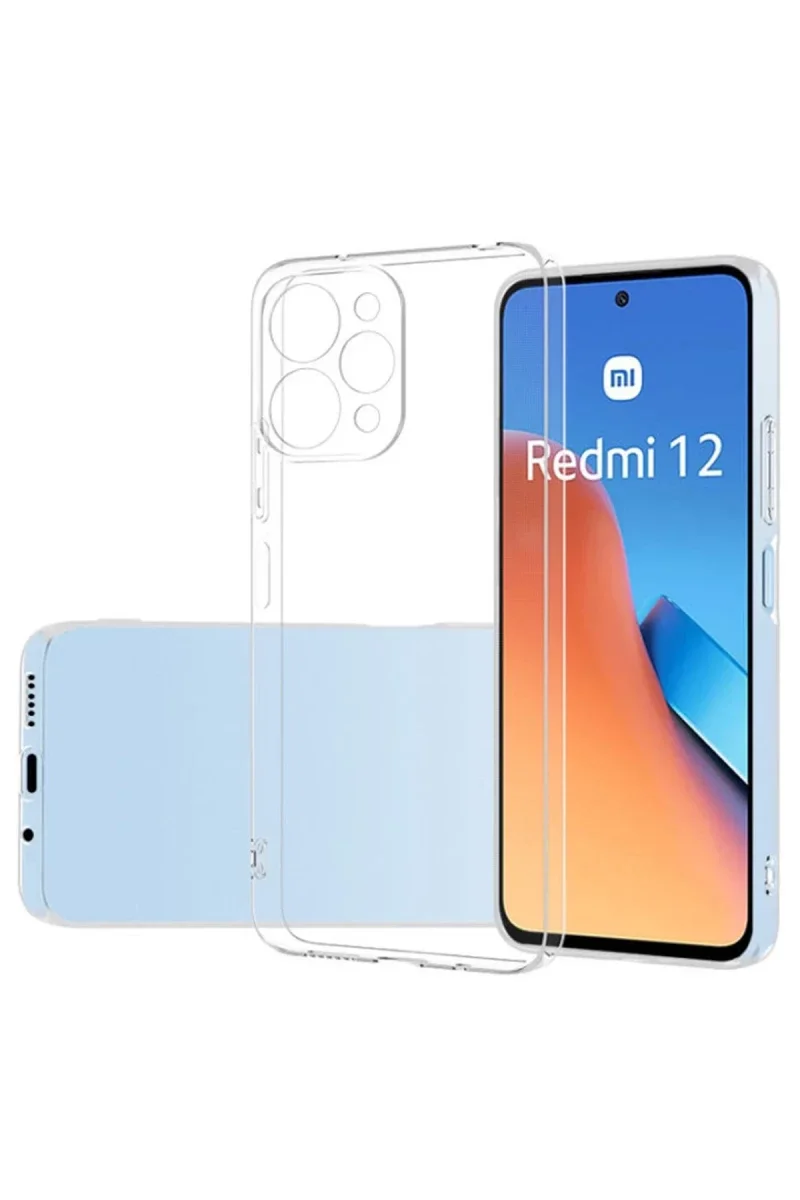 Xiao Red 12 Kılıf Lüx Şeffaf Silikon