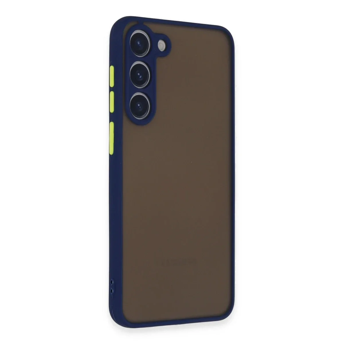 Samsung Galaxy S23 Kılıf Montreal Silikon Kapak - Lacivert görsel 2