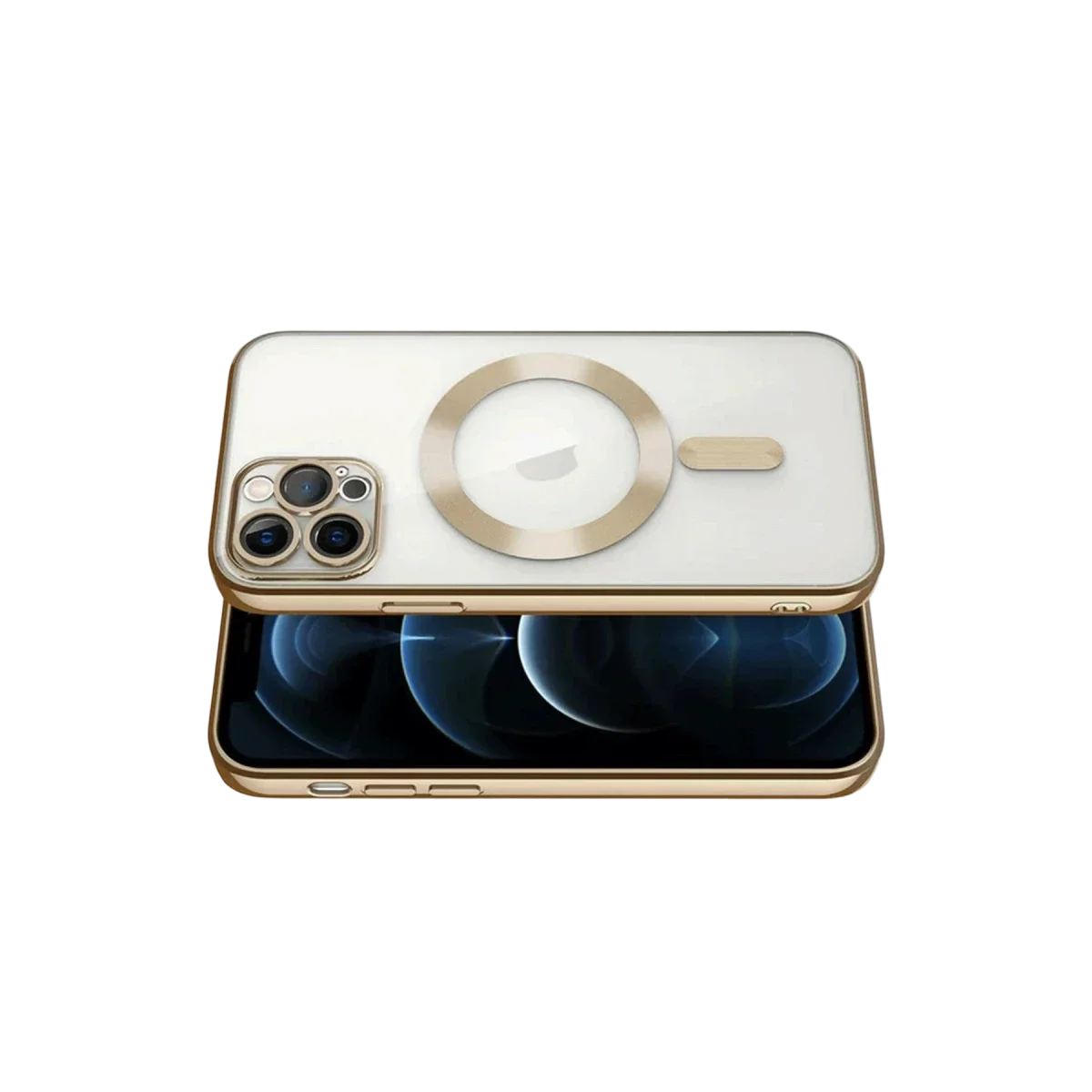 Apple iPhone 13 Pro Kılıf Kross Magneticsafe Kapak - Gold görsel 3